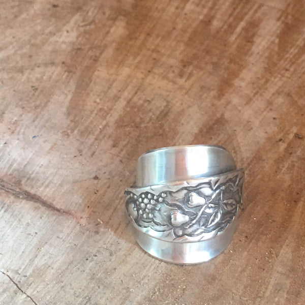 Sterling Silver Spoon Ring (CUSTOM: choose your pattern)