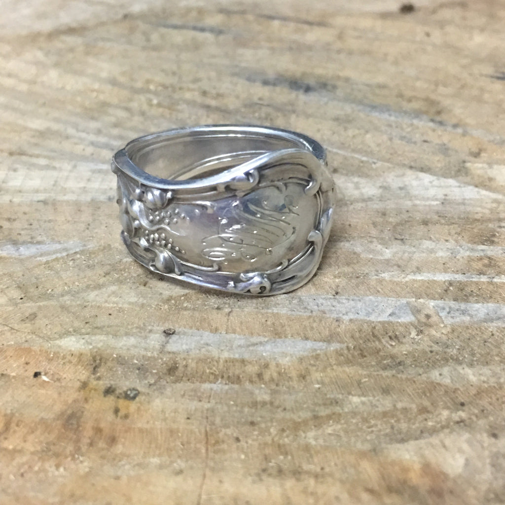 Sterling Spoon Ring Band