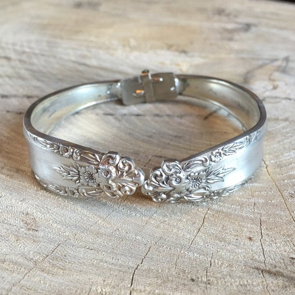 Vintage Silverware Snap Back Cuff