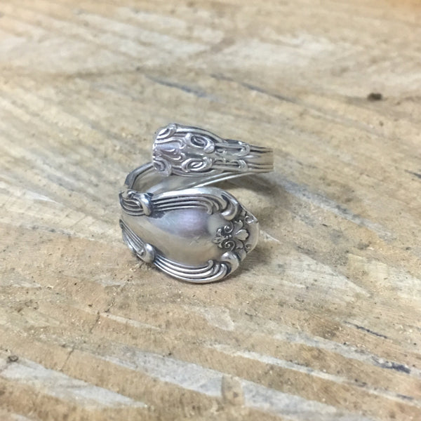 Sterling Wrap Spoon Ring