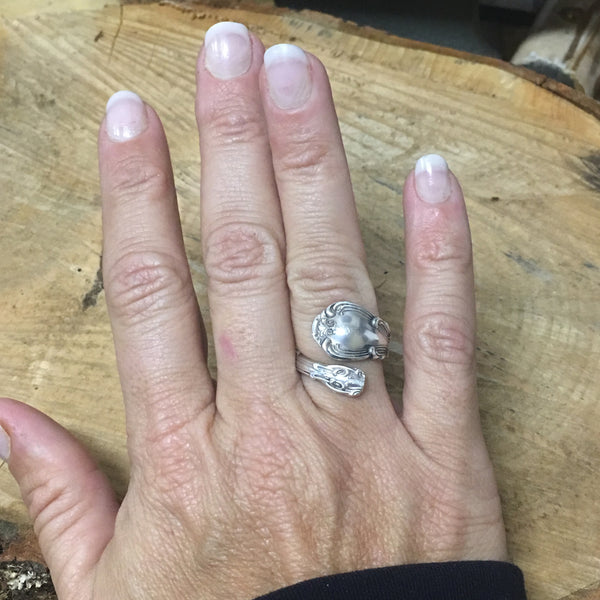 Sterling Wrap Spoon Ring