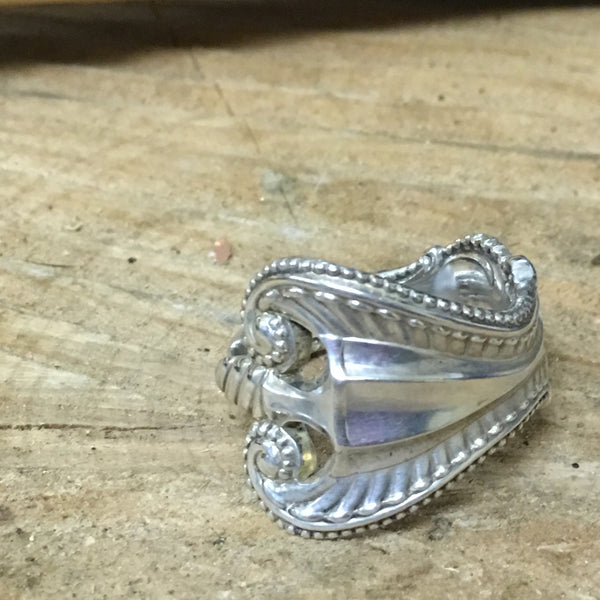 Sterling Silver Spoon Ring (CUSTOM: choose your pattern)